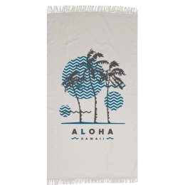 Borea Πετσέτα Παρεό Aloha Γκρι 90 x 160 cm Γκρι