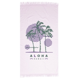 Borea Πετσέτα Παρεό Aloha Λιλά 90 x 160 cm Λιλά
