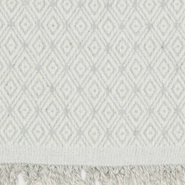 Borea Ριχτάρι Βαμβακερό Τριθέσιο Ikat 180 x 300 cm Γκρι