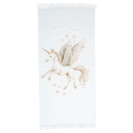 Borea Πετσέτα Παρεό Emeralda 70 x 140 cm Εκρού