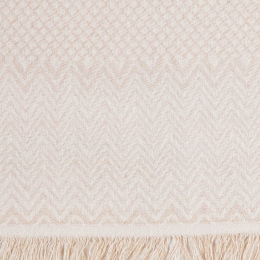 Borea Ριχτάρι Βαμβακερό Τριθέσιο Tribal 180 x 300 cm Εκρού