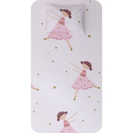 Borea Σεντόνι Σετ 2ΤΜΧ Olivia Μονό 160 x 240 cm + 50 x 70 cm Λευκό