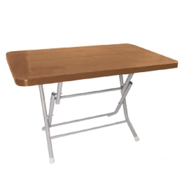 Bonsai Home Τραπέζι Σπαστό PP 80x80x72 Καφέ