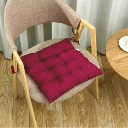 DreamHouse Μαξιλάρι Καρέκλας Microfiber Soft Μπορντώ 40x40εκ