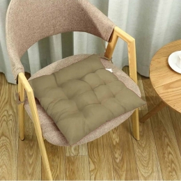 DreamHouse Μαξιλάρι Καρέκλας Microfiber Soft Μπεζ 40x40εκ