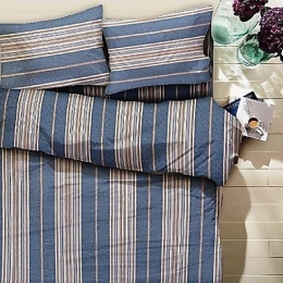 Isadore Lorraine Σετ Σεντόνια King Size Βαμαβκοσατέν 235×265 – AVI Μπλε Ραφ