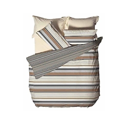 Amo la Casa Σετ Σεντόνια Μονά 160×220 cm - Setterbe Καφέ