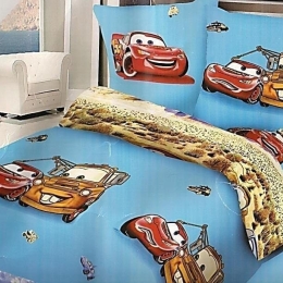 Πάπλωμα Cars Μονό 160x220 Κόκκινο