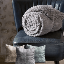 Amo la Casa Κουβέρτα Super Soft Flannel Μονή 150X200 - Cubotti Γκρι