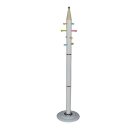 Καλόγερος pencil μεταλλικός λευκός 37x170 εκ