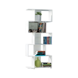 Ross minimal βιβλιοθήκη σε λευκή απόχρωση  70x23x175 εκ
