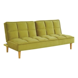 Καναπές κρεβάτι Norte με lime velure 178x88x80 εκ
