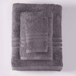 Aria πετσέτα gray προσώπου 50x90 εκ