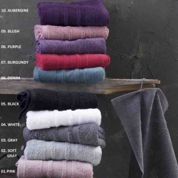 Laura πετσέτα soft gray μπάνιου 70x140 εκ