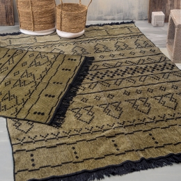 Peru μπεζ χαλάκι βαμβακερό 90x150 εκ