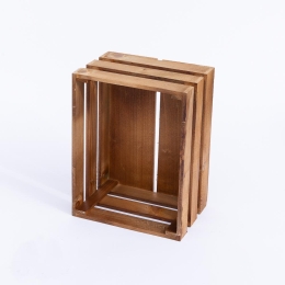 Καφάσι ξύλινο σε καφέ σκούρο χρώμα 40x30x20 εκ