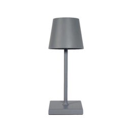 Πορτατίφ αφής επαναφορτιζόμενο led dimmable γκρι αλουμινίου 10x38 εκ
