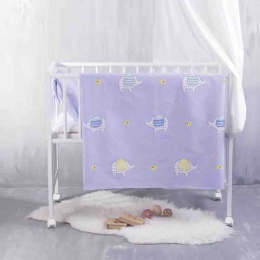 Wooly σεντόνι λίκνου 80x110 εκ