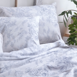 Lucette Nova μπλε σετ παπλωματοθήκη 160x250 εκ