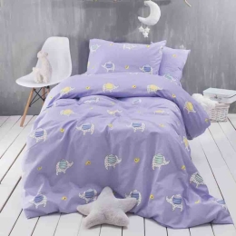 Wooly σετ παπλωματοθήκη παιδική 2 τεμαχίων 160x250 εκ