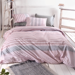 Lucas Diva ροζ σετ παπλωματοθήκη 160x250 εκ
