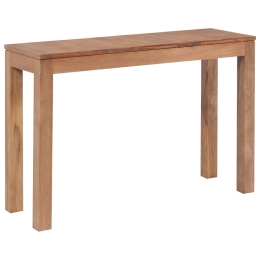Τραπέζι κονσόλα από μασίφ ξύλο teak 110x35x76 εκ 