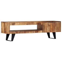 Έπιπλο τηλεόρασης από μασίφ ξύλο sheesham 140x30x40 εκ 