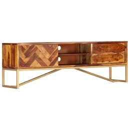 Έπιπλο τηλεόρασης από μασίφ ξύλο sheesham 140x30x45 εκ