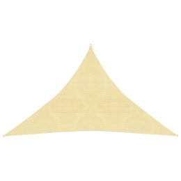 Πανί Σκίασης Μπεζ 3,5 x 3,5 x 4,9 μ. από HDPE 160 γρ./μ²