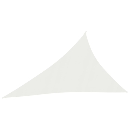  Πανί Σκίασης Λευκό 3 x 4 x 5 μ. από HDPE 160 γρ./μ²