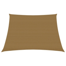 Πανί Σκίασης Taupe 4 x 5 x 3 μ. από HDPE 160 γρ./μ²