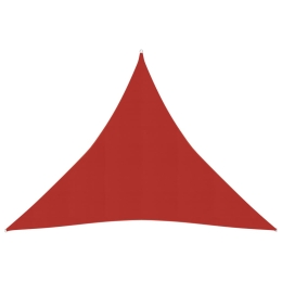 Πανί Σκίασης Κόκκινο 4,5 x 4,5 x 4,5 μ. από HDPE 160 γρ./μ²