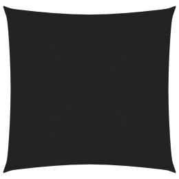  Πανί Σκίασης Μαύρο 3,6 x 3,6 μ. από HDPE 160 γρ./μ²