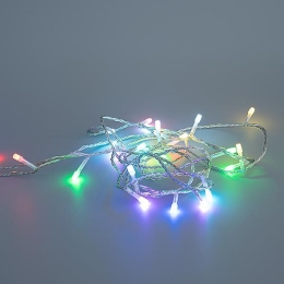 300 led RGBW με διάφανο καλώδιο επεκτεινόμενο χωρίς μετασχηματιστή και controller IP44 30 μέτρα