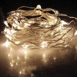 320 Led λαμπάκια IP44 χταπόδι με 8 προγράμματα ασημί χάλκινο καλώδιο και soft white φωτισμό 4μ