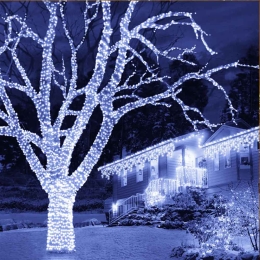 500 Led λαμπάκια IP44 με επεκτεινόμενο πράσινο καλώδιο και ψυχρό λευκό φως 50μ