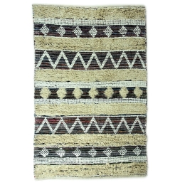 Borun χειροποίητο boho χαλί από πολυεστέρα 120x180 εκ 