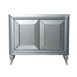 Sherde μπουφές από ξύλο και καθρέπτη 100x39x86 εκ