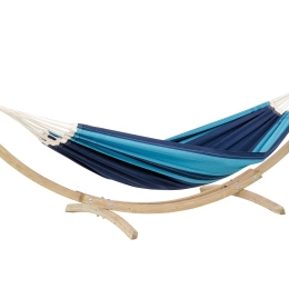 Αιώρα με ξύλινη βάση Kronos Set Santana Blue Santana