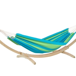 Αιώρα με ξύλινη βάση Kronos Set Santana Green Santana