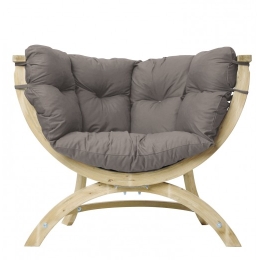 Πολυθρόνα Siena Uno σε απόχρωση taupe 119x94x59 εκ