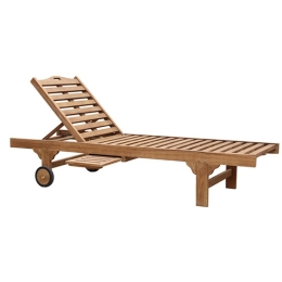 Ξαπλώστρα από ξύλο teak 200x65 εκ