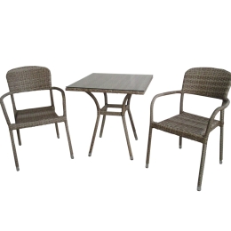 Coffee set τριών τεμαχίων από wicker