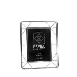 Classic μεταλλική κορνίζα 18x23 εκ σε ασημί απόχρωση για φωτογραφία 10x15 εκ