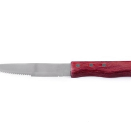 Μαχαίρι steak με ξύλινη λαβή σετ των δώδεκα τεμαχίων 23 εκ