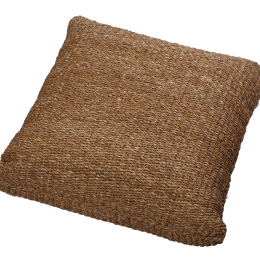 Μαξιλάρα πουφ από seagrass 80x80x20 εκ