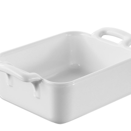 Belle Cuisine White ατομικό πιάτο σετ των τεσσάρων 12x10 εκ
