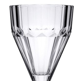 Pleats Crystalline μπωλ σερβιρίσματος παγωτού γυάλινο διάφανο σετ δύο τεμαχίων 10.6x16.1 εκ