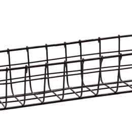 Μεταλλικό καλάθι σε μαύρο χρώμα 38x10x8 εκ