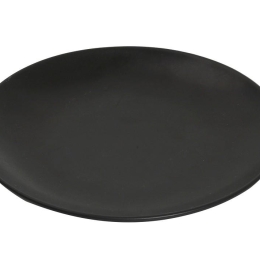 Πιάτο φρούτου Terra Matt Black πορσελάνινο σε μαύρο χρώμα σετ των έξι τεμαχίων 19 εκ